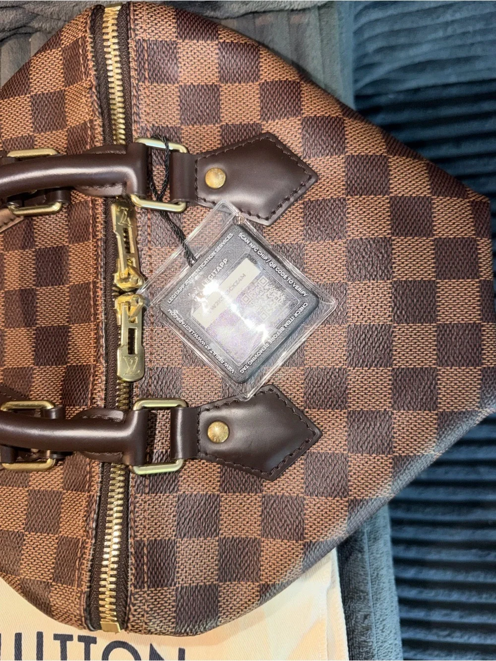 LOUIS VUITTON DAMIER EBÈNE SPEEDY BANDOULIÈRE 25 bag